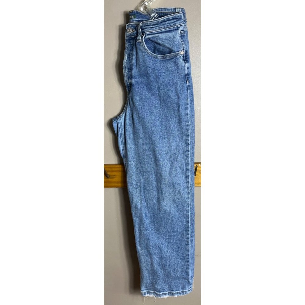 Wild Fable Jeans High Rise Straight Crop 26" Inseam Blue Comfy Relaxed Womens 8 - Picture 2 of 8